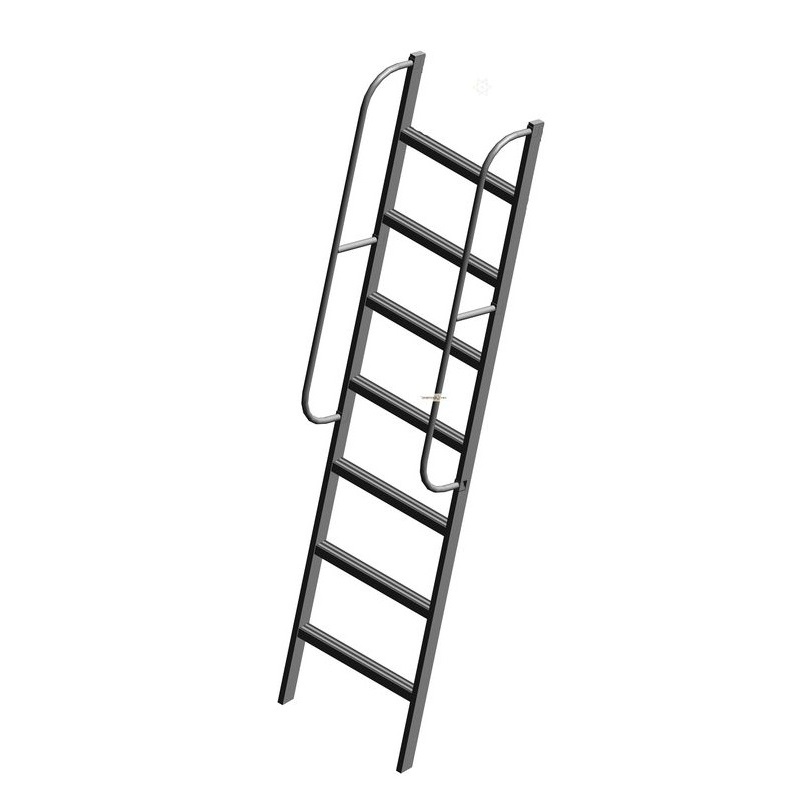 Приставная алюминиевая лестница . Односекционная лестница от .